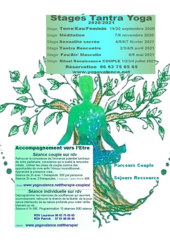 Actualités yoga méditation stages Thérapie