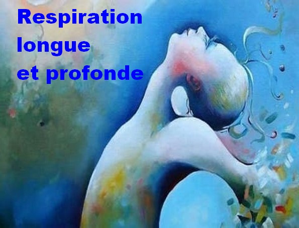 Respiration longue et profonde