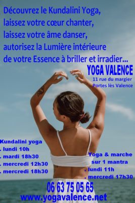 ts les cours de yoga Valence