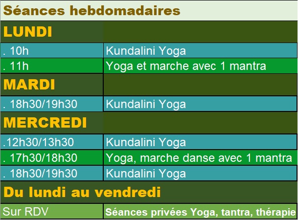 Programme YOGA VALENCE